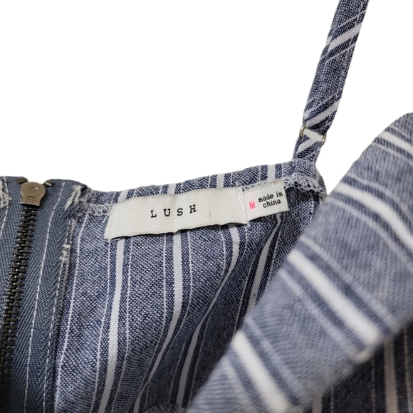 Lush Striped Crop Top Size Medium - Picture 5 of 5